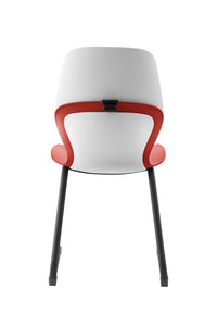 Kaleido Chair With Black Reverse Cantilever Legs
