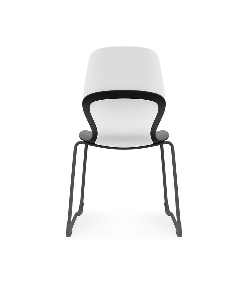 Kaleido Chair Black Sled Frame