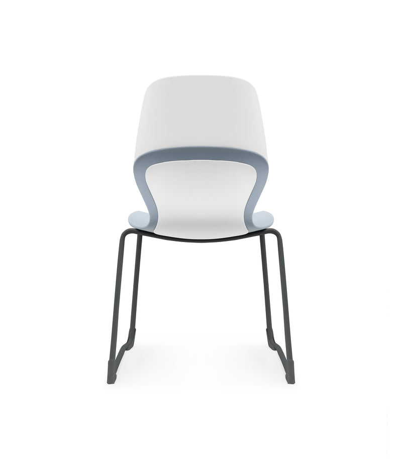 Kaleido Chair Black Sled Frame