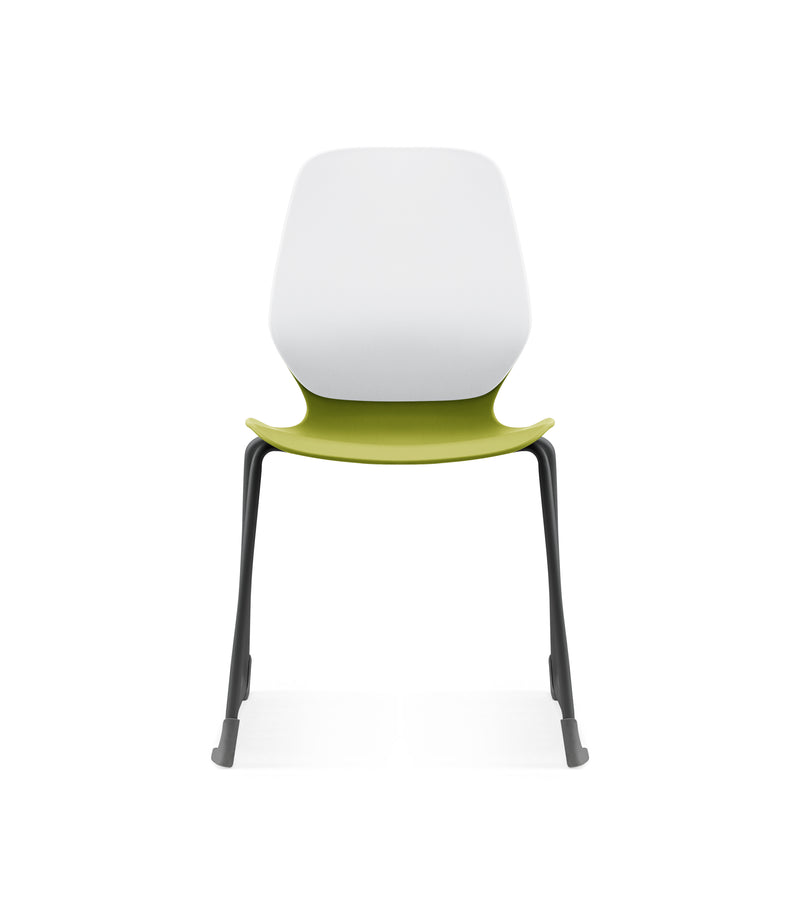 Kaleido Chair Black Sled Frame