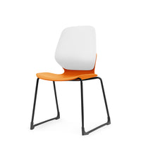 Kaleido Chair Black Sled Frame