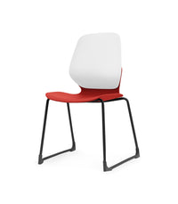 Kaleido Chair Black Sled Frame