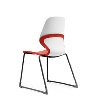 Kaleido Chair Black Sled Frame