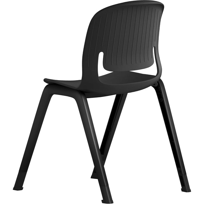 Palette Chair With Black Aliminium 4-Leg Frame