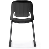 Palette Chair With Black Steel Reverse Cantilever Frame