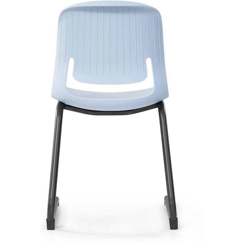 Palette Chair With Black Steel Reverse Cantilever Frame