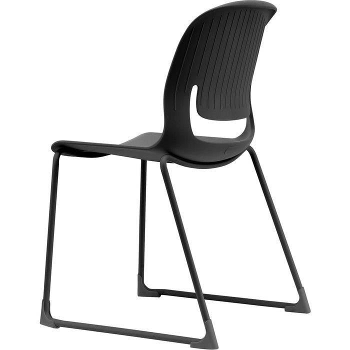Palette Chair With Black Sled Frame