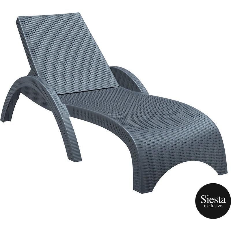 Fiji Sunlounger - No Cushion ( Pack of 2 chairs )