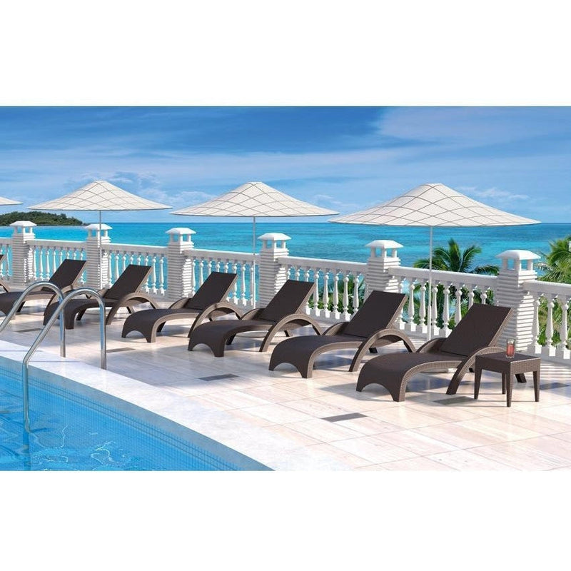 Fiji Sunlounger - No Cushion ( Pack of 2 chairs )