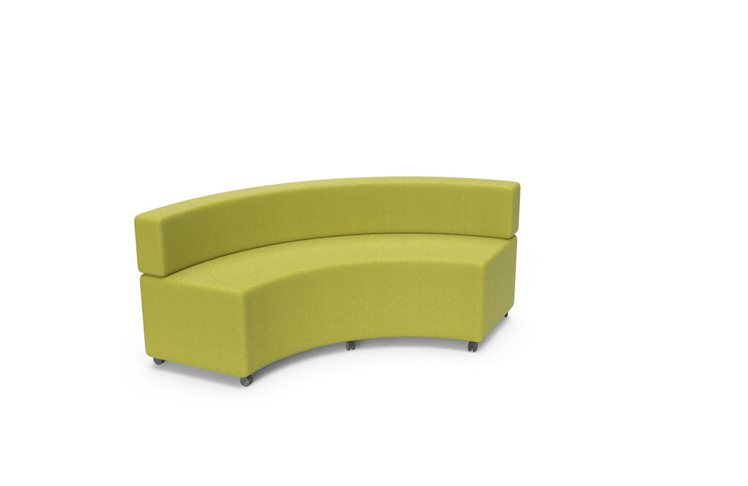 Flow Ottoman Curved with Back