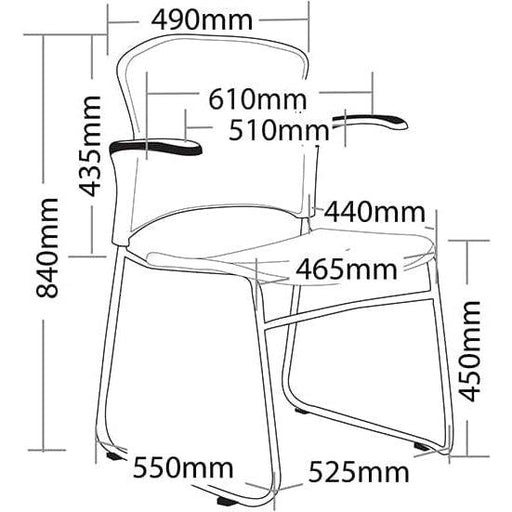 Focus Chair with Arms