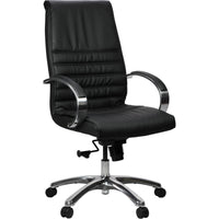 Franklin High Back Leather Chair