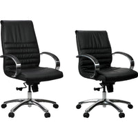 Franklin High Back Leather Chair