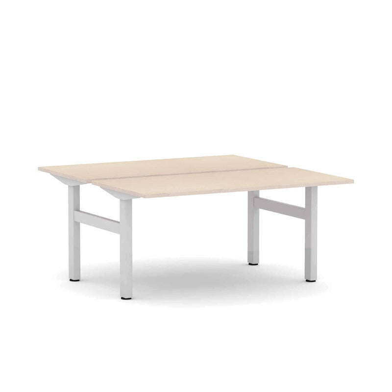 Klass Fixed 2-Person Double-sided Desk Workstation