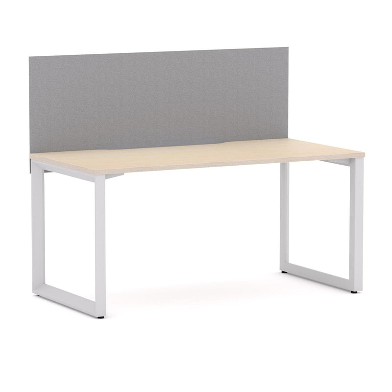 Anvil 1 User Single Desk, 50x50mm Triangular Loop Leg Design. Includes: Edge25 Screen
