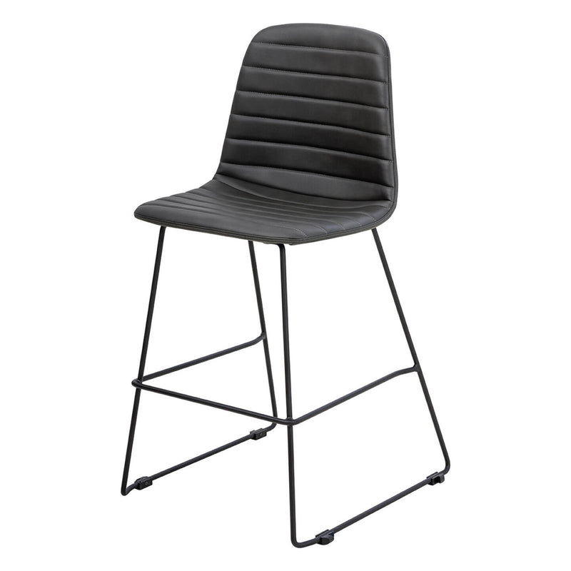 Sofia Kitchen Stool with Powdercoated Sled Base