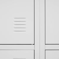 4 Door Metal Storage Locker With Extra Space