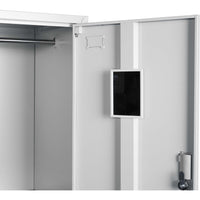 4 Door Metal Storage Locker With Extra Space