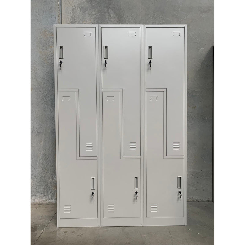 8 Door Bank Of 4 Step Locker