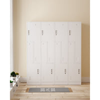 6 Door Bank Of 3 Step Locker
