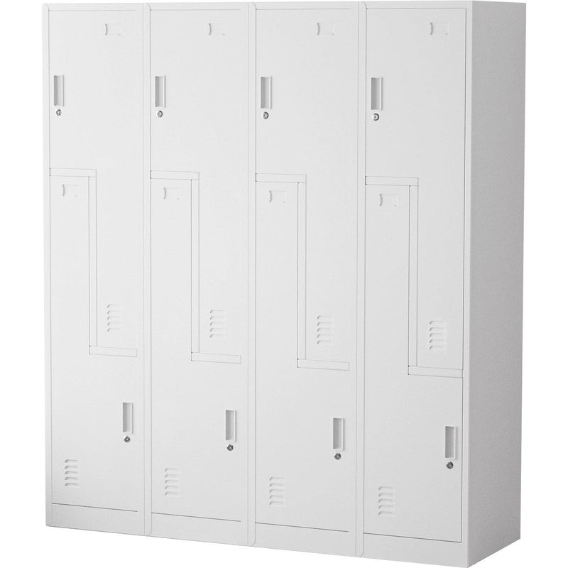 6 Door Bank Of 3 Step Locker
