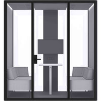 FocusHub - 2-4 Person Acoustic Phonebooth - Custom Colour (10 weeks lead time)