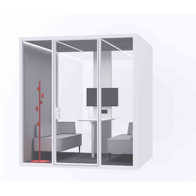 FocusHub - 2-4 Person Acoustic Phonebooth - Custom Colour (10 weeks lead time)