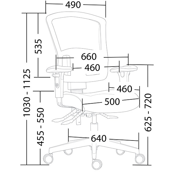 Grant Task Mesh Chair