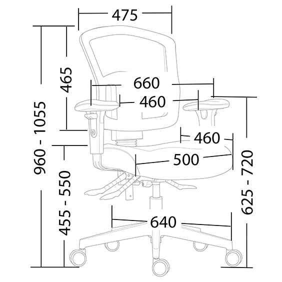 Grant Task Mesh Chair