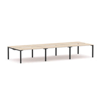Axis Stretch 6-Person Double-sided Desk Workstation