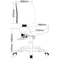 Galaxy 3 Lever Big Boy Seat Task Chair