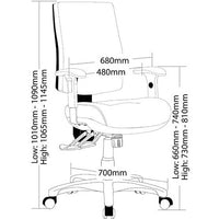 Galaxy 3 Lever Big Boy Seat Task Chair