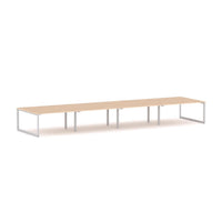 Anvil 8-Person Double-sided Desk Workstation