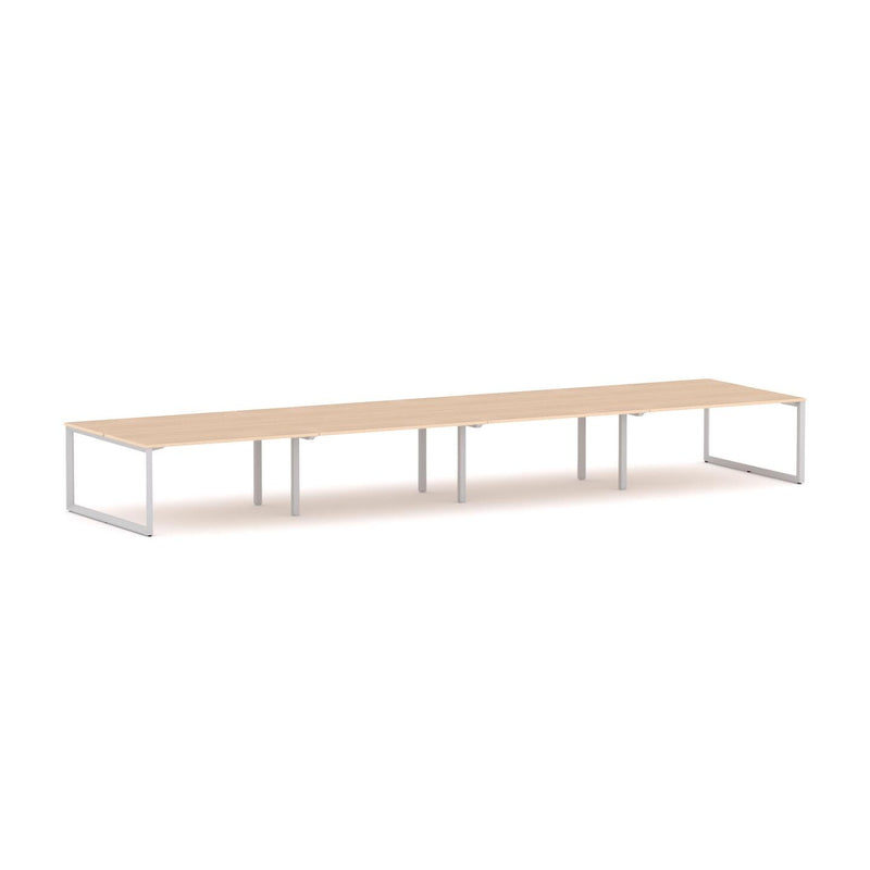 Anvil 8-Person Double-sided Desk Workstation