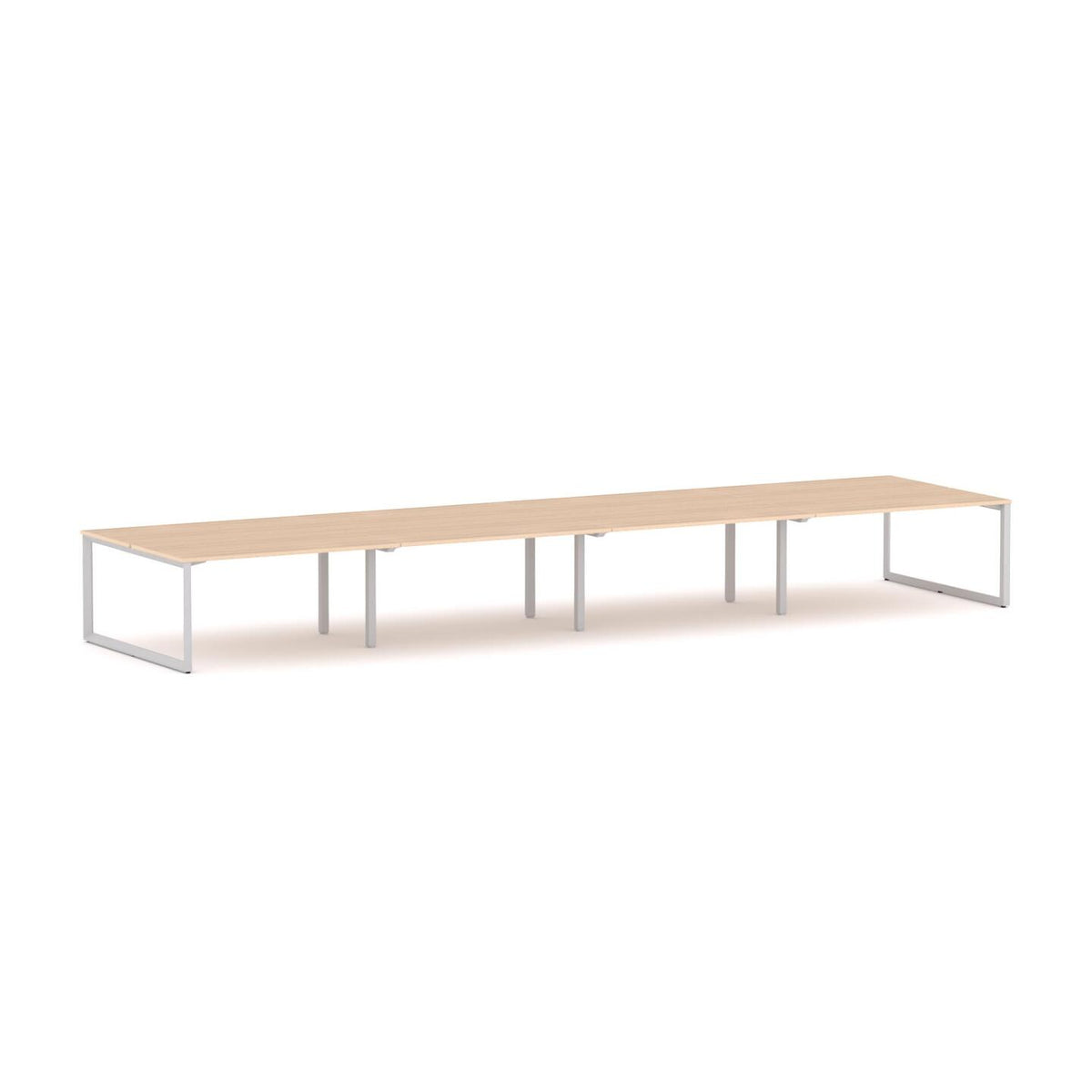 Anvil 8-Person Double-sided Desk Workstation