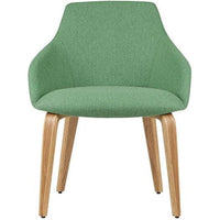 Gold Timber Leg Breakout Chair