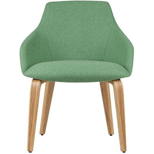 Gold Timber Leg Breakout Chair