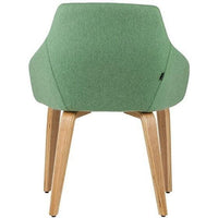 Gold Timber Leg Breakout Chair