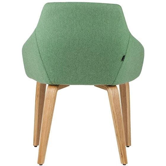 Gold Timber Leg Breakout Chair