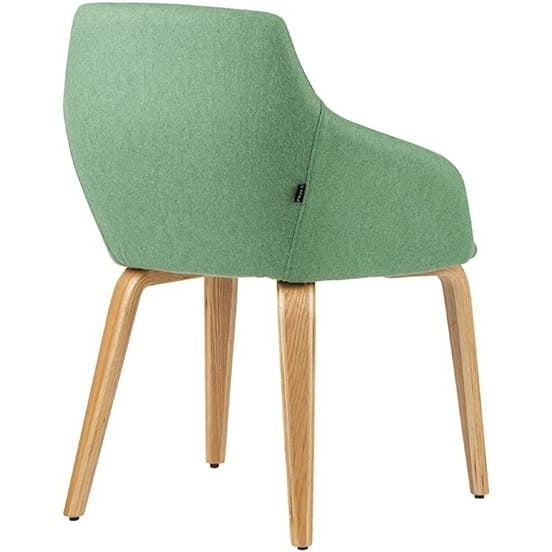 Gold Timber Leg Breakout Chair