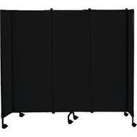 Elite Great Screen Divider Mobile Partition Starter Set - Black