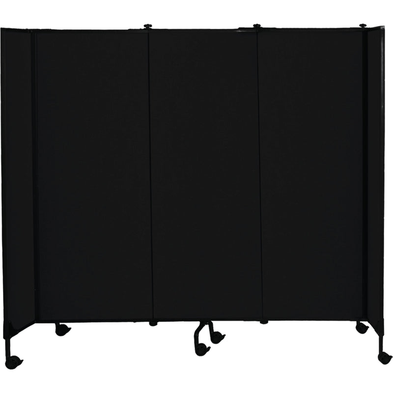 Elite Great Screen Divider Mobile Partition Starter Set - Black