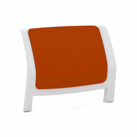 Game Chair Back Shell with Fabric Insert