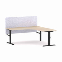 Klass Fixed 90Deg Workstation With AcoustiQ Screen