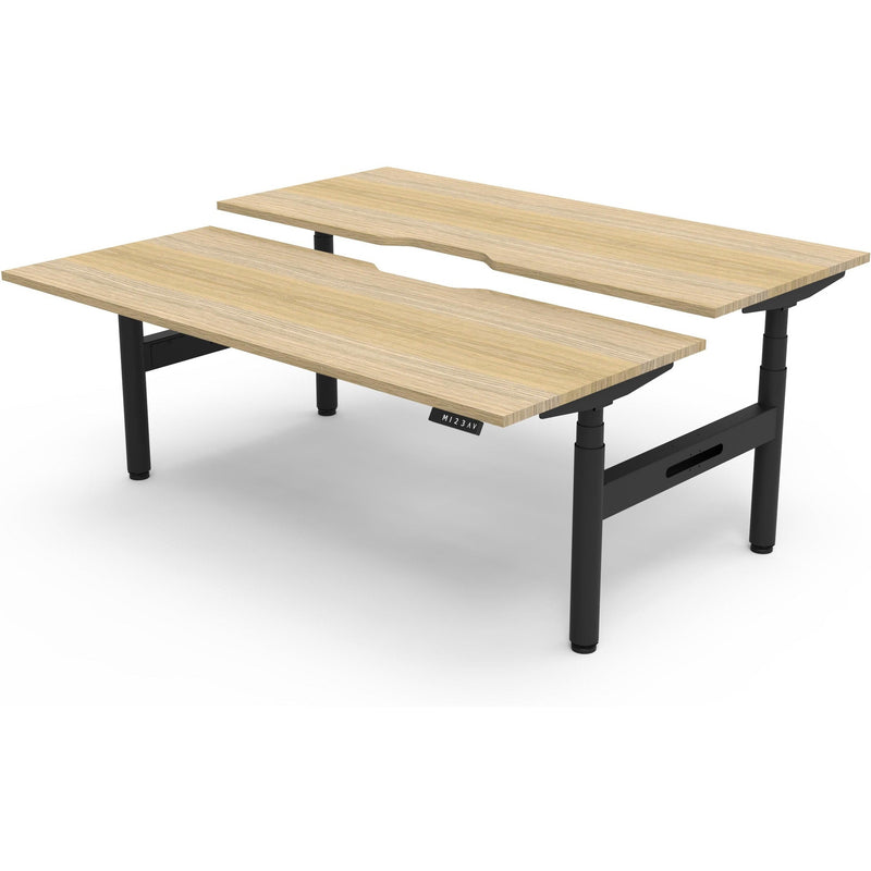 Halo+ Electric Height Adjustable Back to Back Workstation