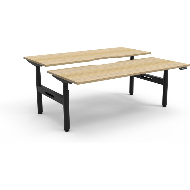 Halo+ Electric Height Adjustable Back to Back Workstation