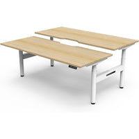 Halo+ Electric Height Adjustable Back to Back Workstation