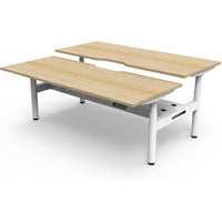 Halo+ Electric Height Adjustable Back to Back Workstation