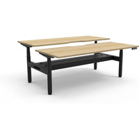 Halo+ Electric Height Adjustable Back to Back Workstation