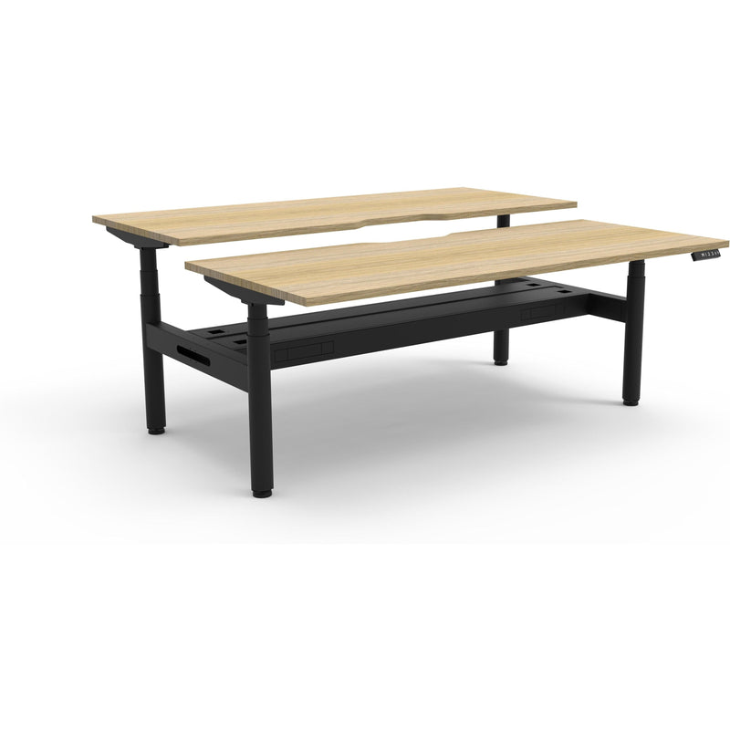 Halo+ Electric Height Adjustable Back to Back Workstation